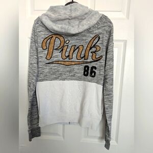 PINK Victoria's Secret's Women's (Size Small) Bling Zip-Up Hoodie